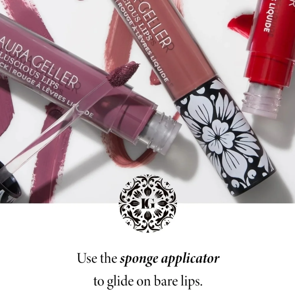 CLEARANCE! Laura Geller Luscious Lips Liquid Lipstick: Red Velvet, .15oz, NIB